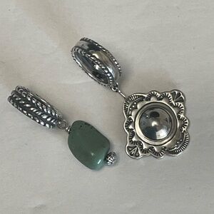 Two Sterling Silver Charms or Pendants